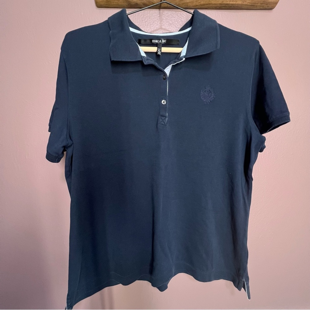 Mac & Jac Navy Blue Polo Shirt